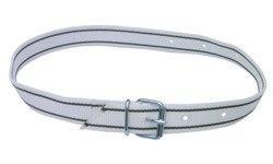 Halsmarkierungsband, 120cm, weiss, mit Rollschnalle